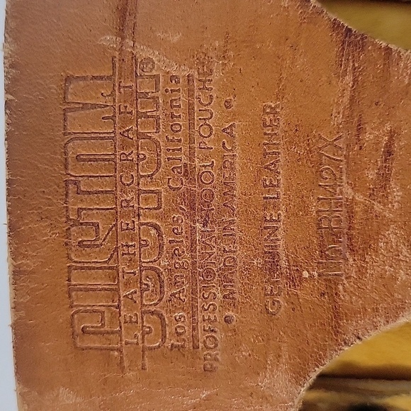 Custom Leathercraft Professional Tool Pouch, Genuine Leather, Made in America - Picture 8 of 9